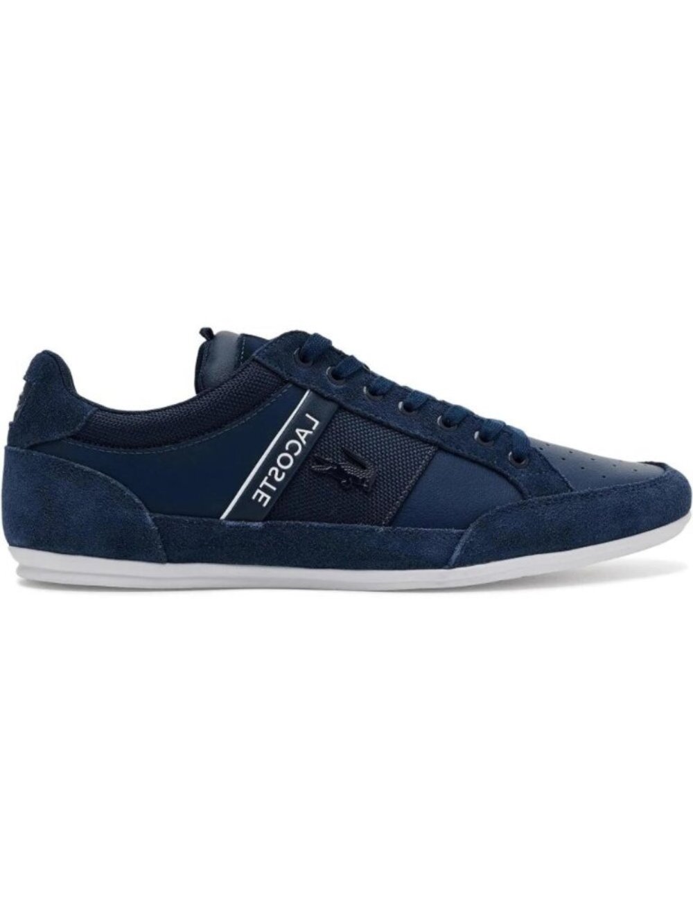 Lacoste Chaymon Suede Sneakers Men's Size 10.5 Dark Blue